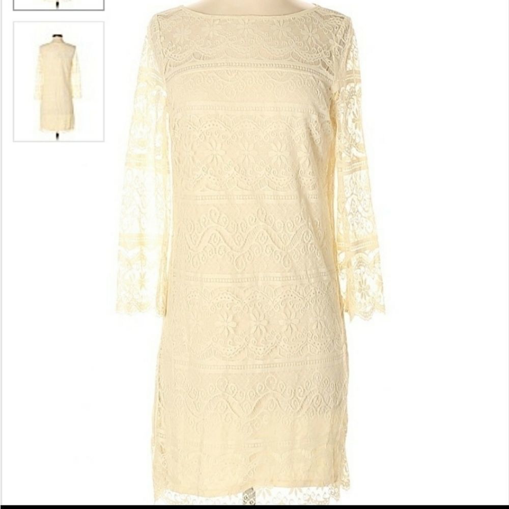 Max Studio Lace Shift Dress